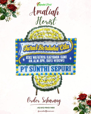 Papan Bunga Duka di Supiori Timur